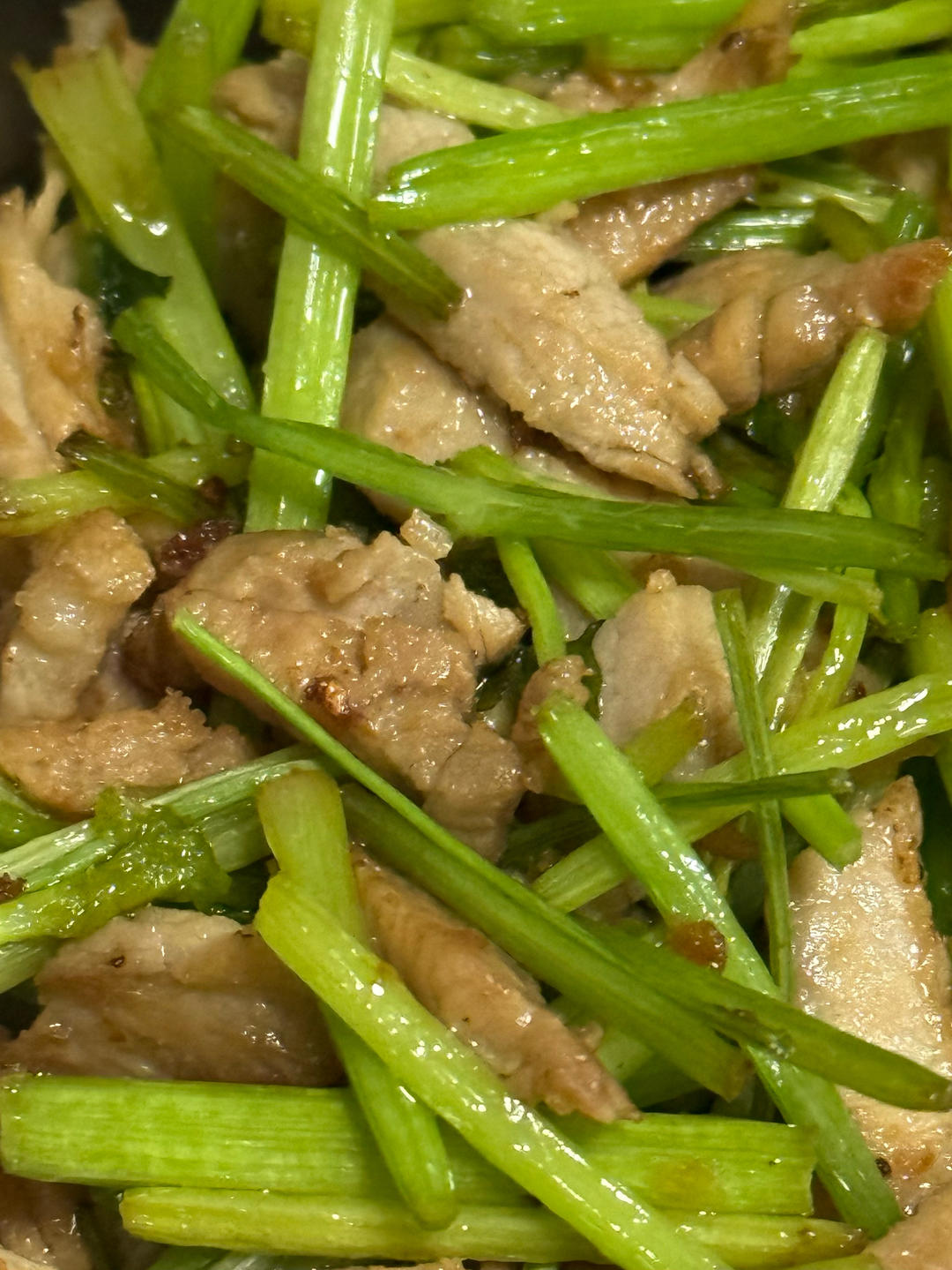 芹菜炒肉丝
