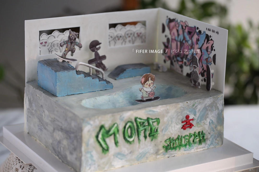 王一博肖战主题蛋糕