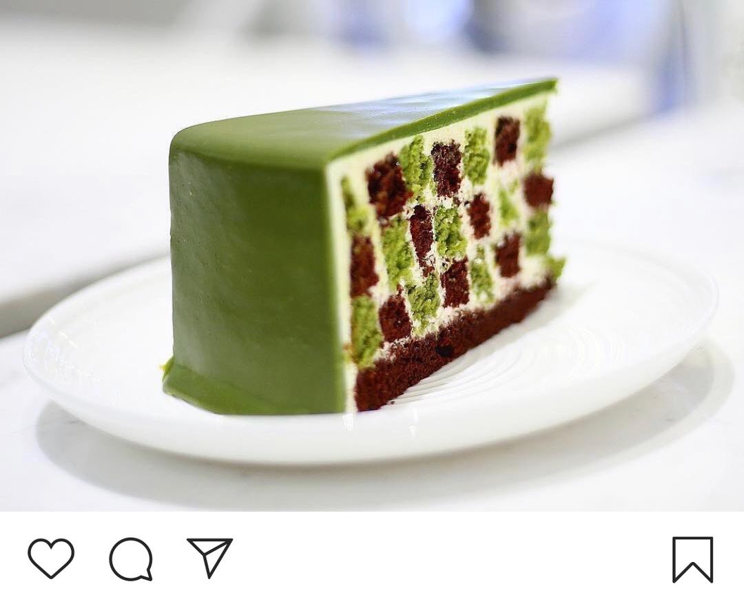 LadyM抹茶棋盘蛋糕