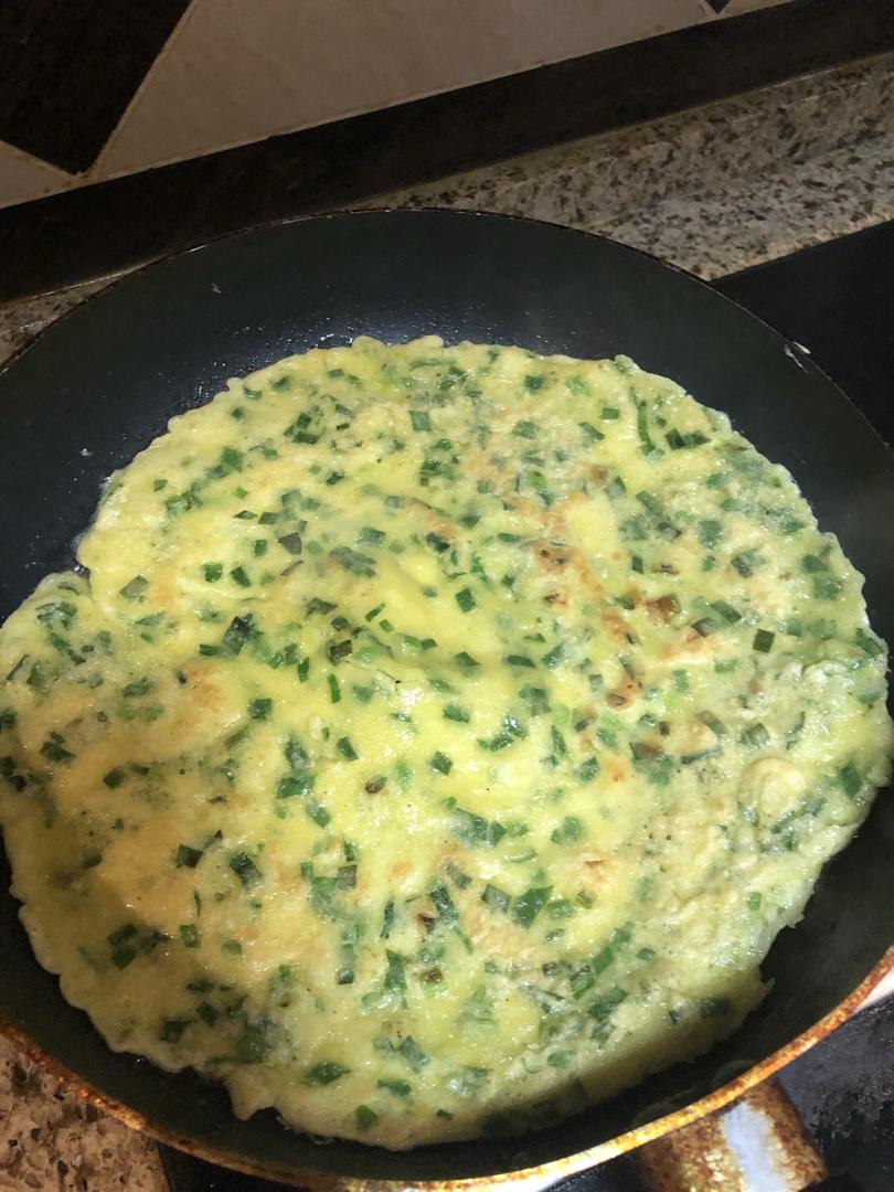 韭菜鸡蛋饼