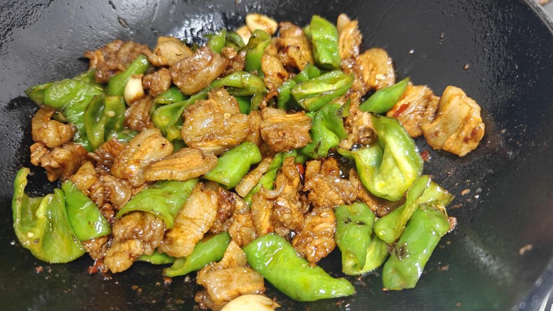 青椒炒五花肉