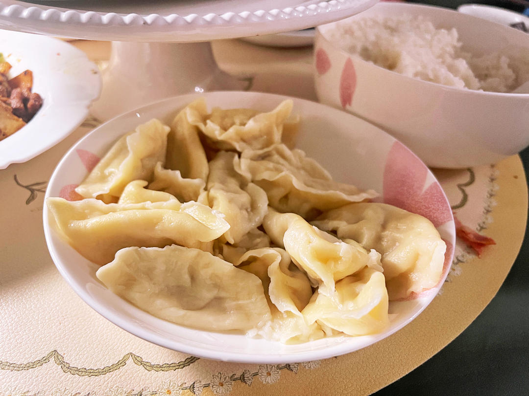 妈妈包的饺子