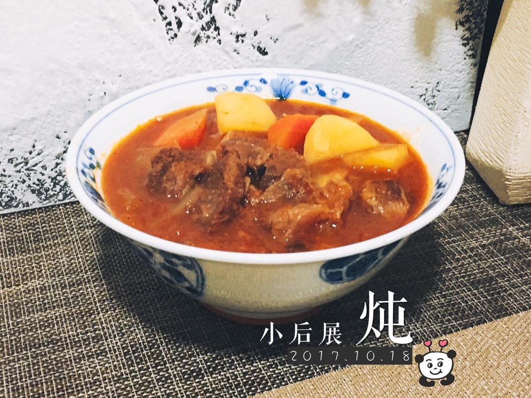 土豆炖牛肉