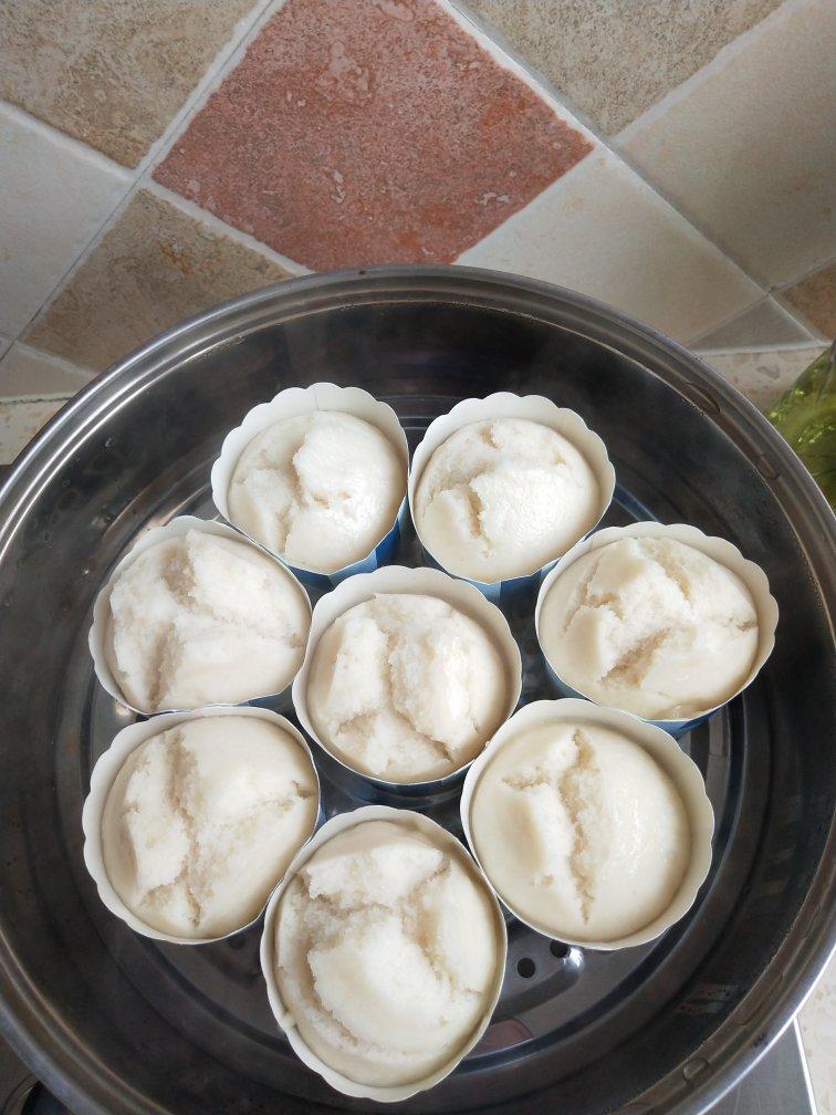 低糖无油的米发糕（不加泡打粉噢~）