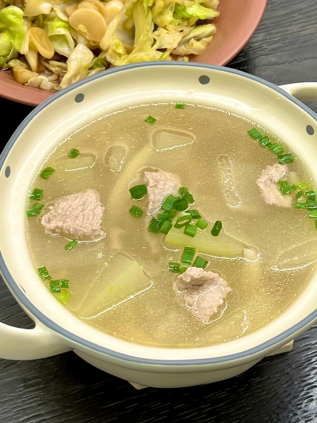 低脂低卡超好喝的冬瓜肉片汤