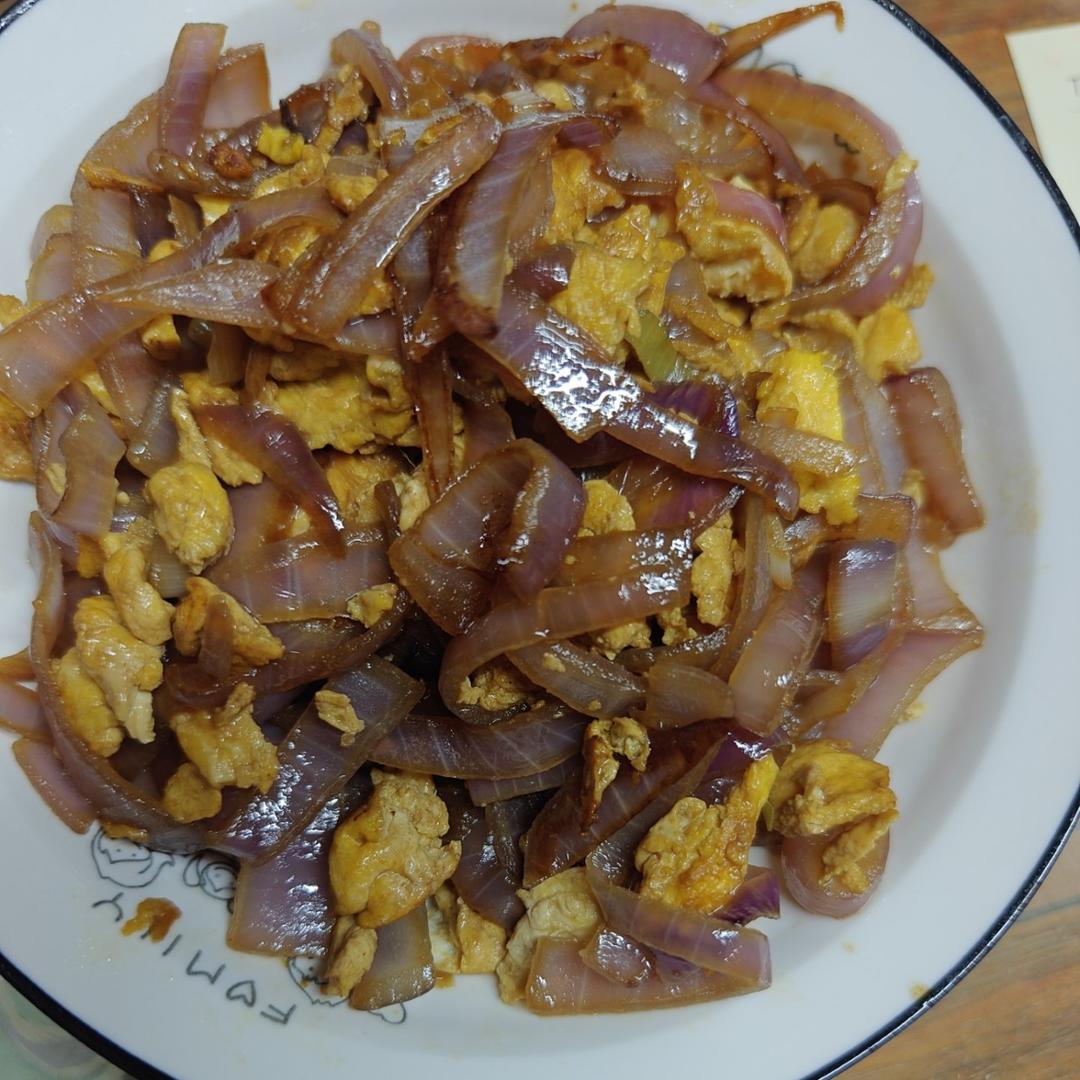 降压防癌的好食材  洋葱炒鸡蛋
