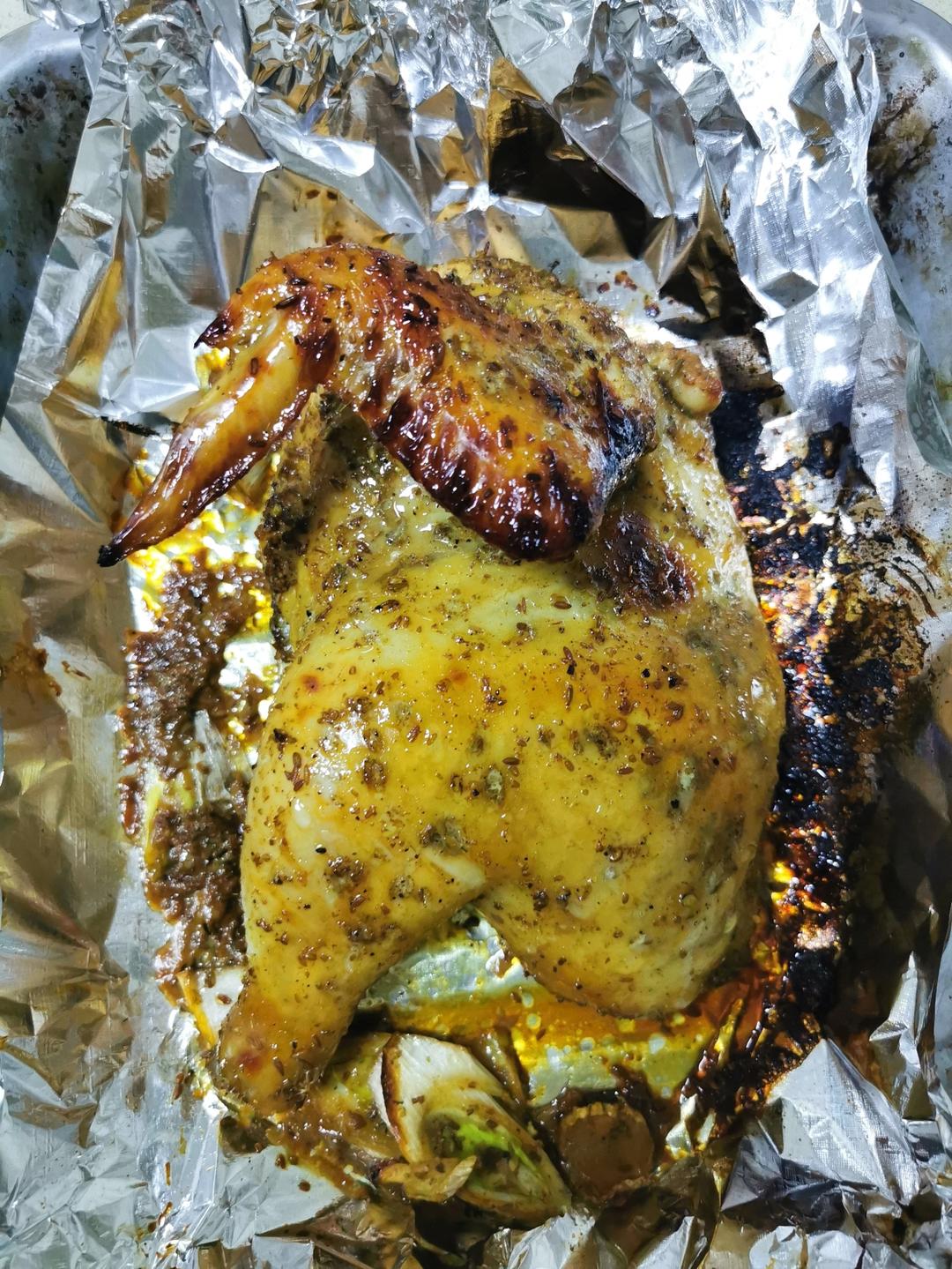 简单操作又不失美味的烤鸡（烤箱版）