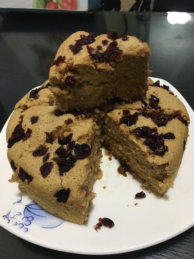 蔓越莓全麦杂粮发糕