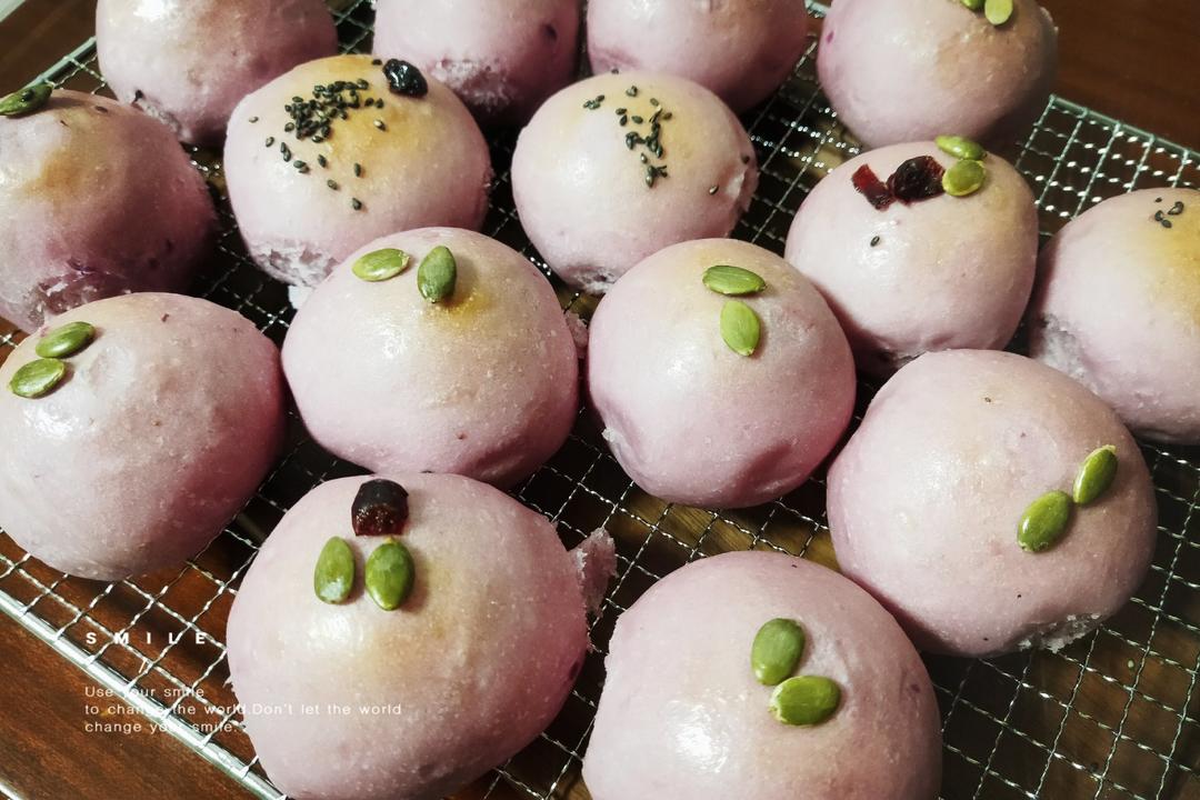 全麦紫薯小面包