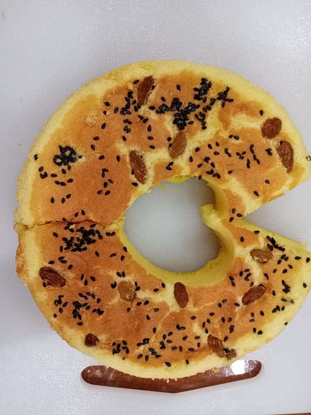 8寸戚风蛋糕(后蛋法,原方晓庭爱烘培6寸基础戚风蛋糕)