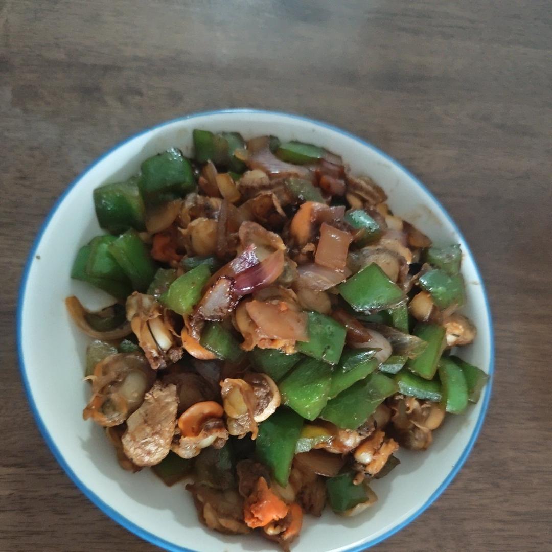 家常小炒扇贝肉