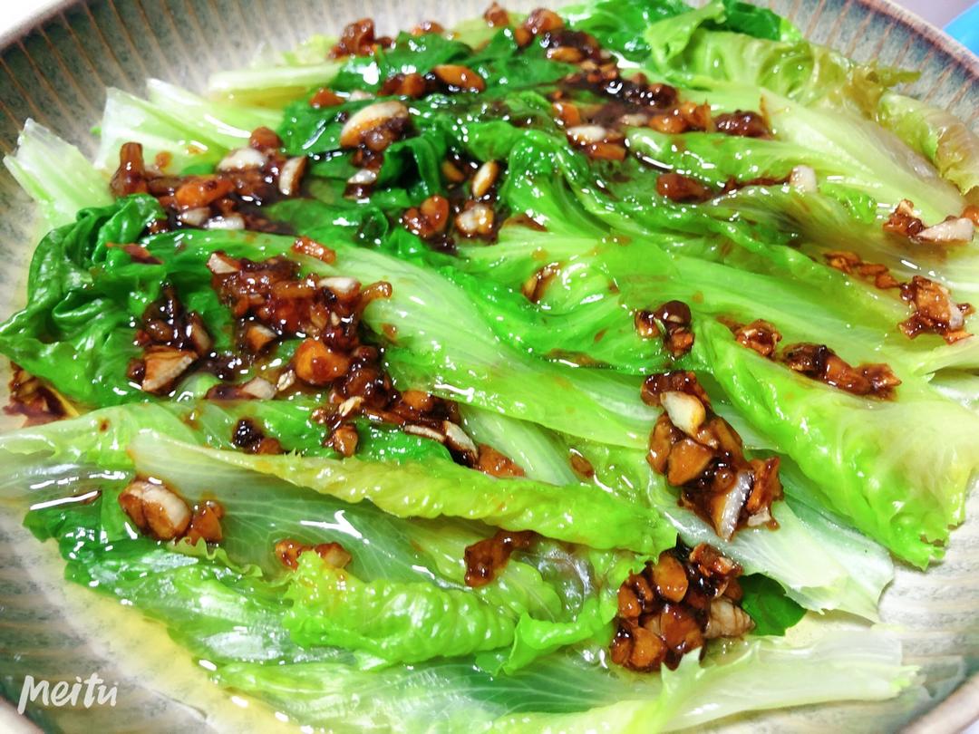 上班族的快手简单晚餐——蚝油生菜
