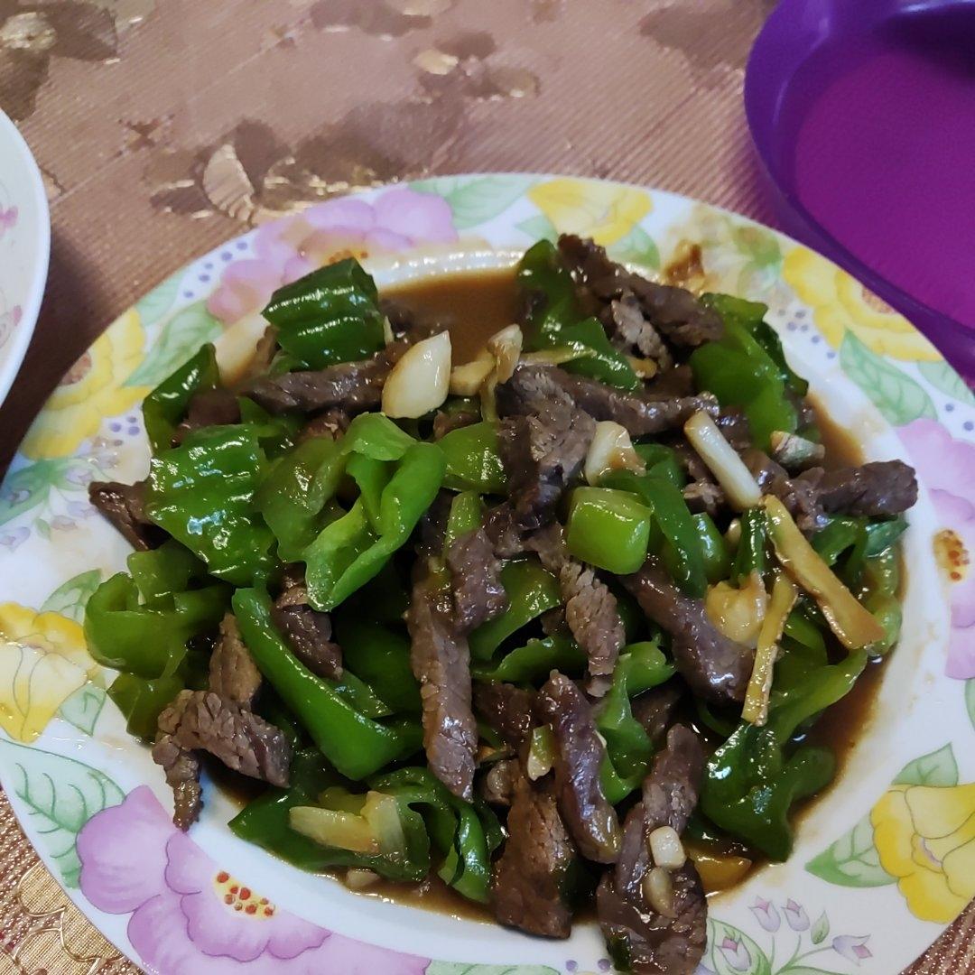 青椒炒牛肉