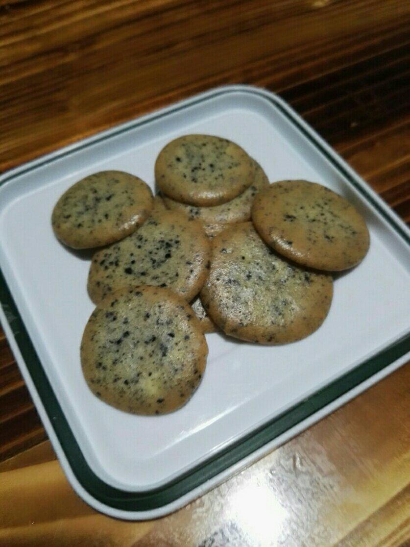 黑芝麻鸡蛋瓦片饼干 真材实料真滋味