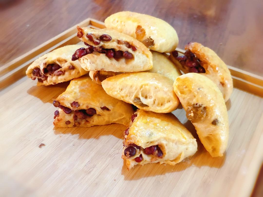 无油红豆/葡萄干全麦酵母司康的做法