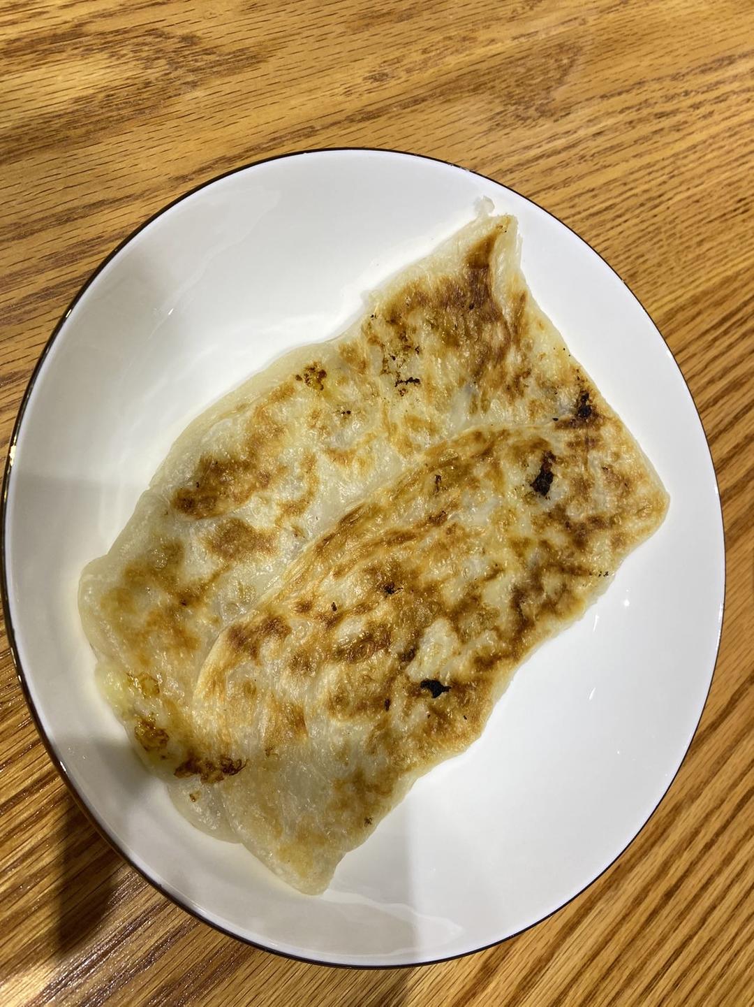 10分钟平底锅爆浆香蕉饼🍌也太好吃了！