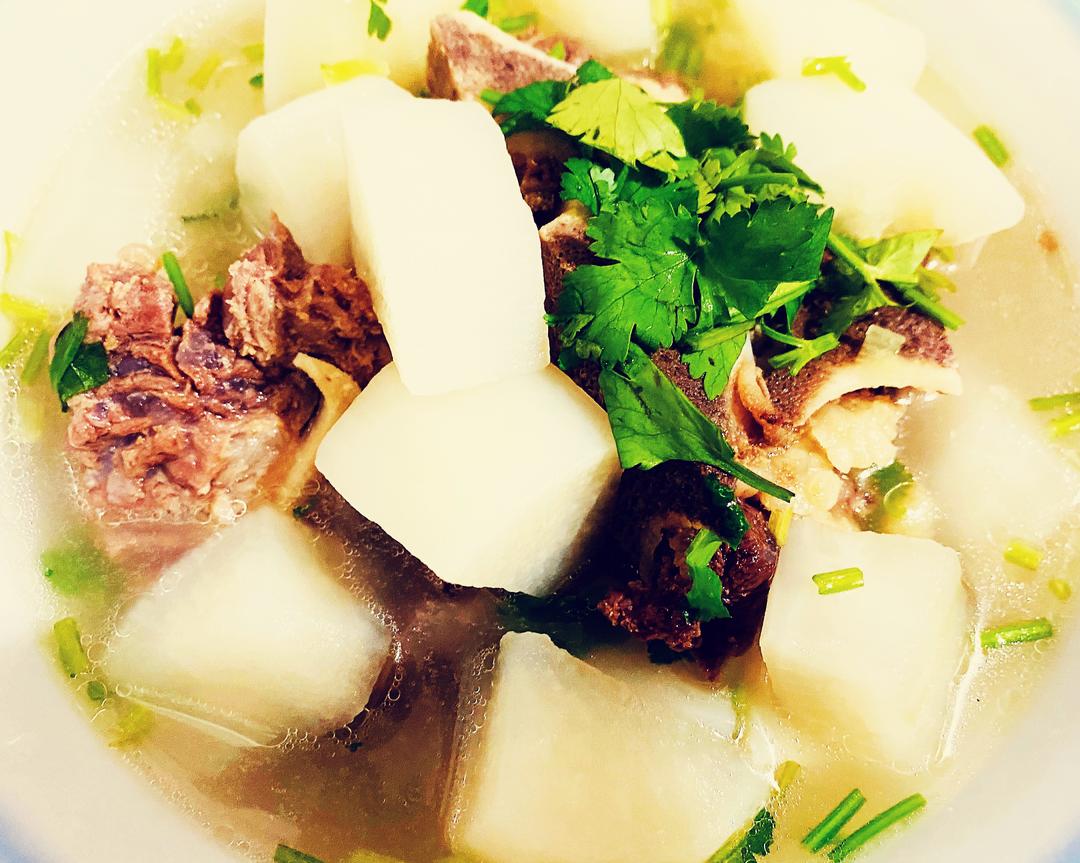 下面条超好吃的牛蝎子白萝卜汤 下面条超好吃的牛蝎子白萝卜汤