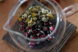 五味子金盏菊茶&玫瑰洋甘菊茶丨翔宇素食的做法 步骤6