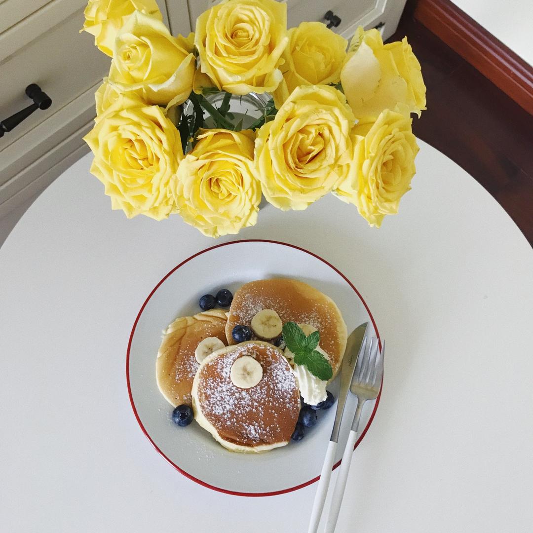原味松饼Pancake。