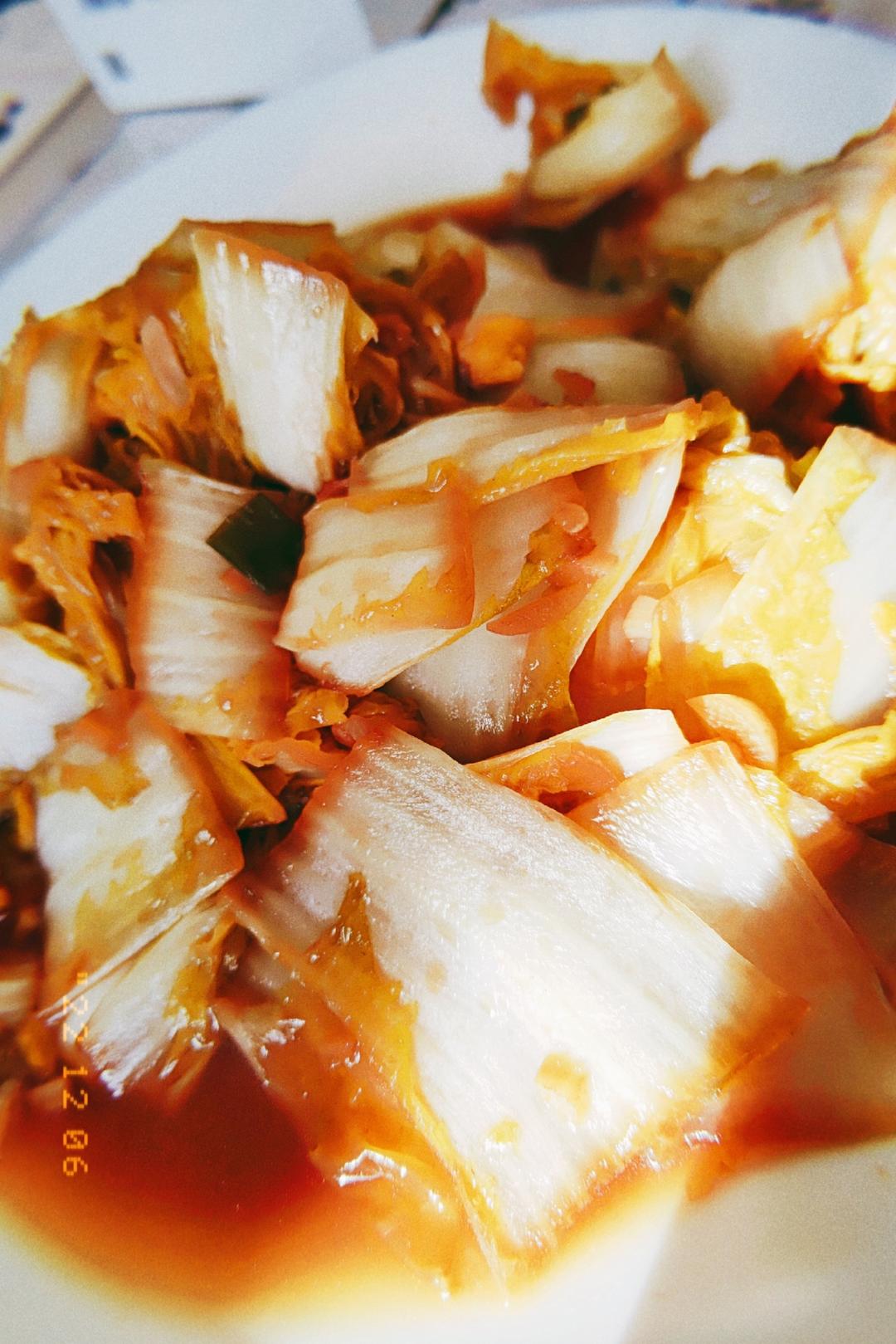 酸辣娃娃菜极简版💜