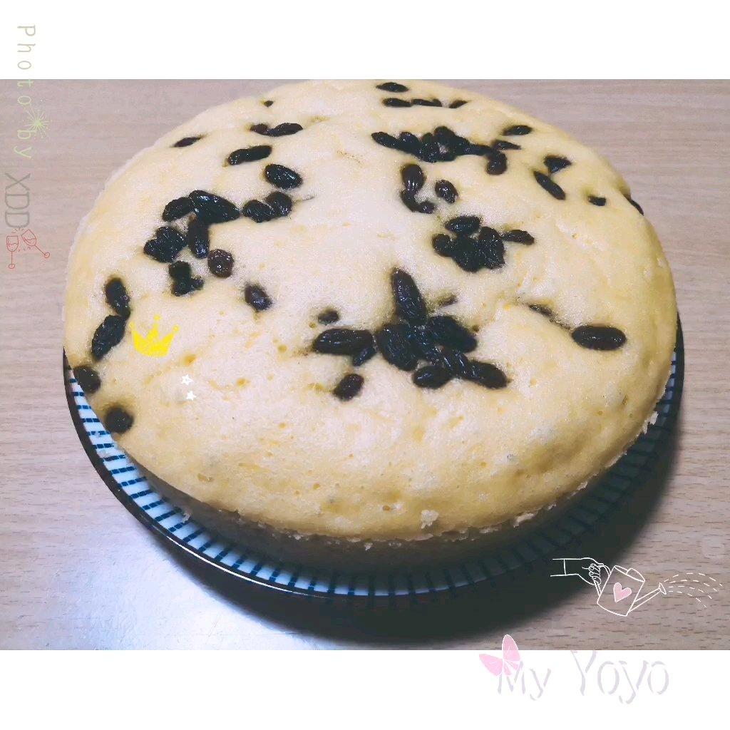 葡萄干玉米面发糕