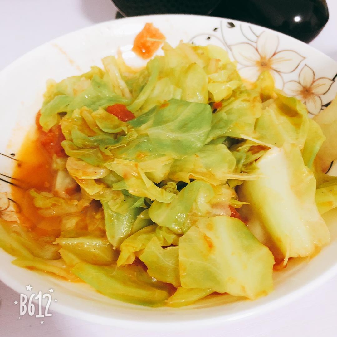 番茄圆白菜（包菜）丝