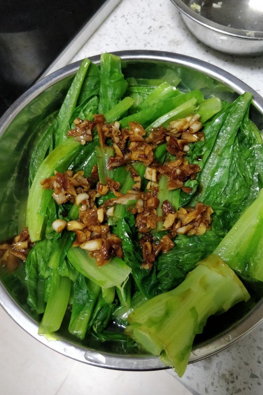 兔奶爸斯基做的烫青菜