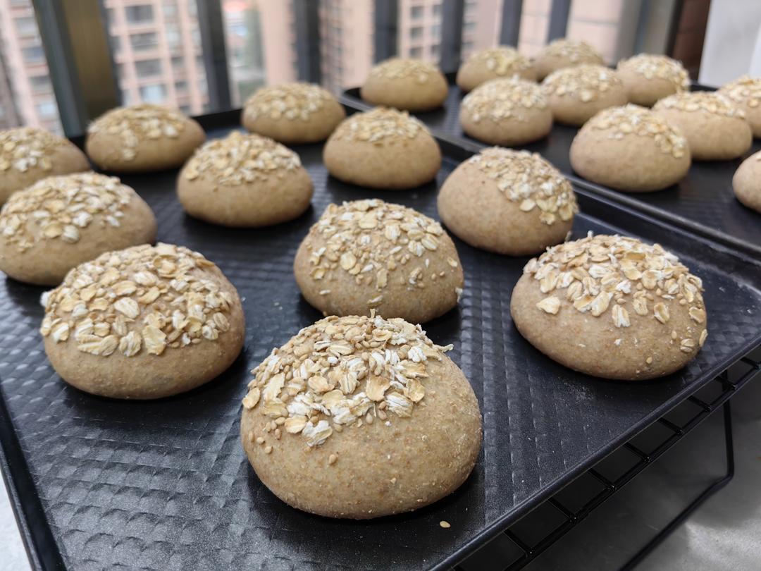 低卡椰子油全麦餐包