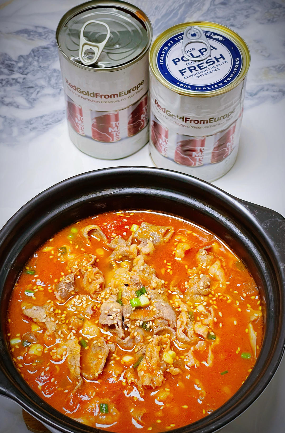 番茄土豆肥牛煲