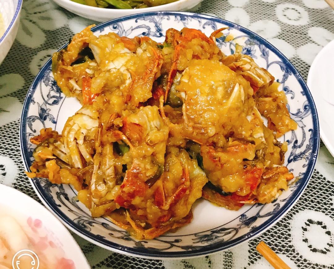 朱新娴做的面拖蟹