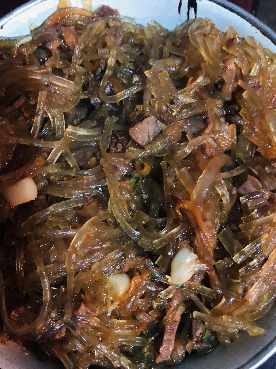 肉末炒粉丝