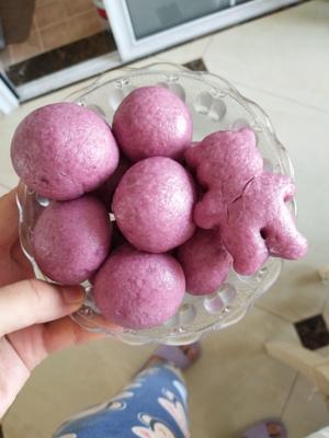 宝宝紫薯小馒头的做法 步骤6