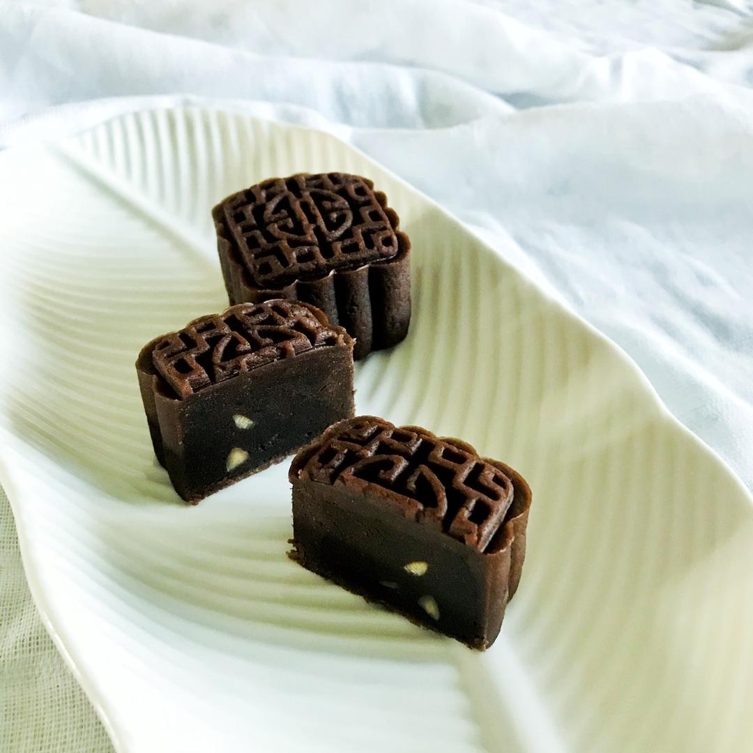 寳-16做的好吃的巧克力月饼