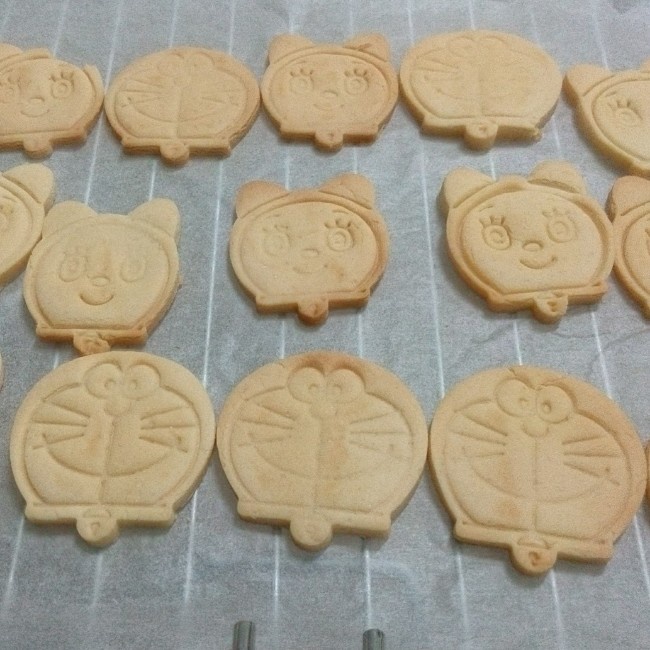 卡通黄油饼干
