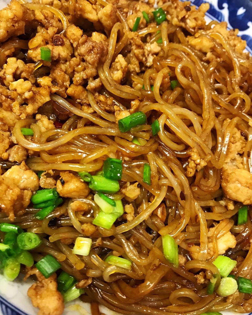 肉末炒粉丝