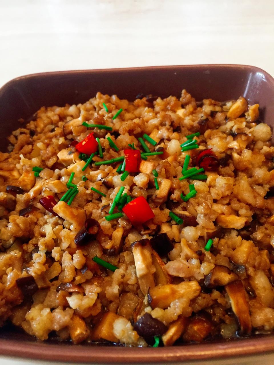 榨菜肉末蒸豆腐