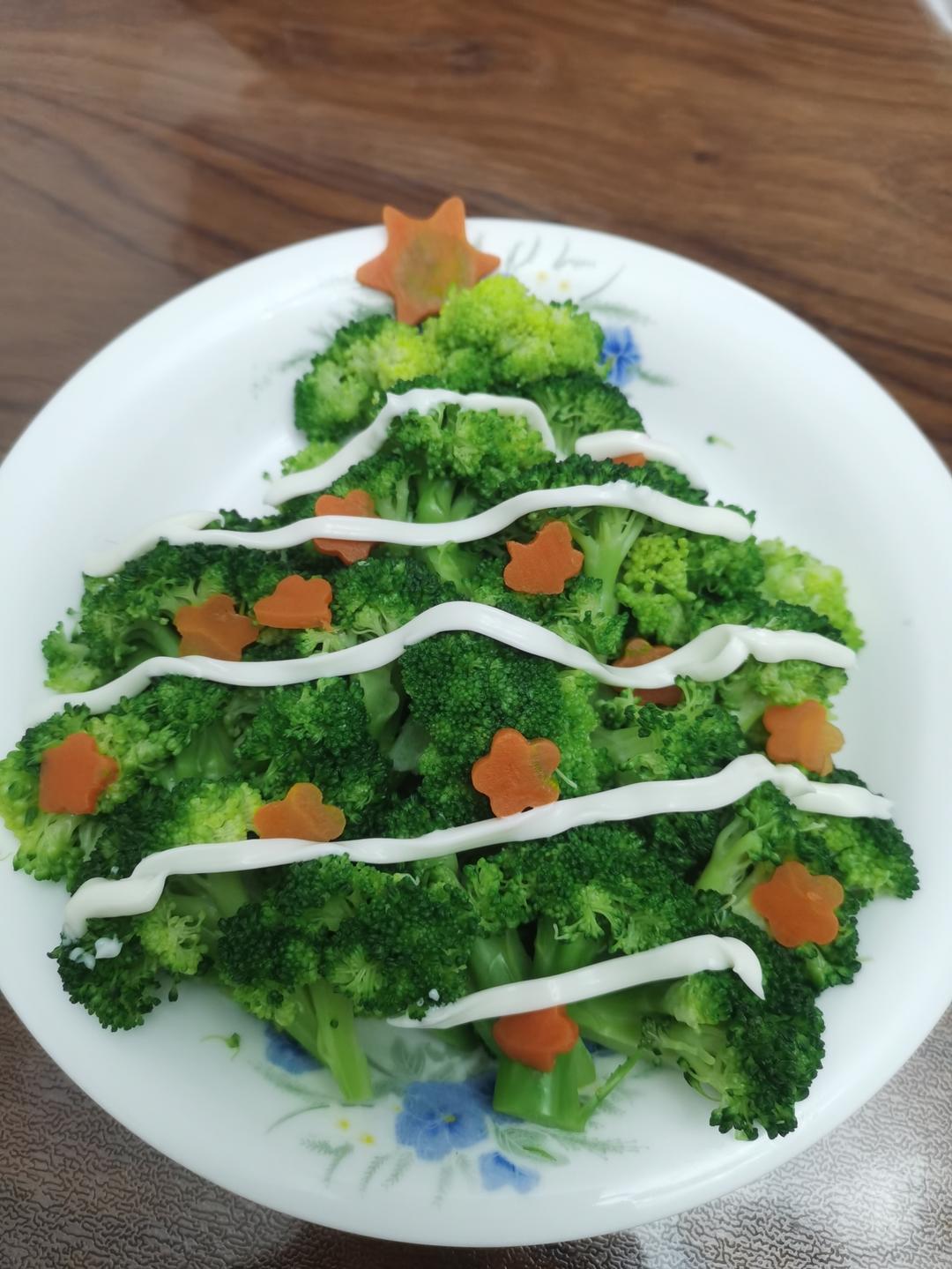 西兰花圣诞树