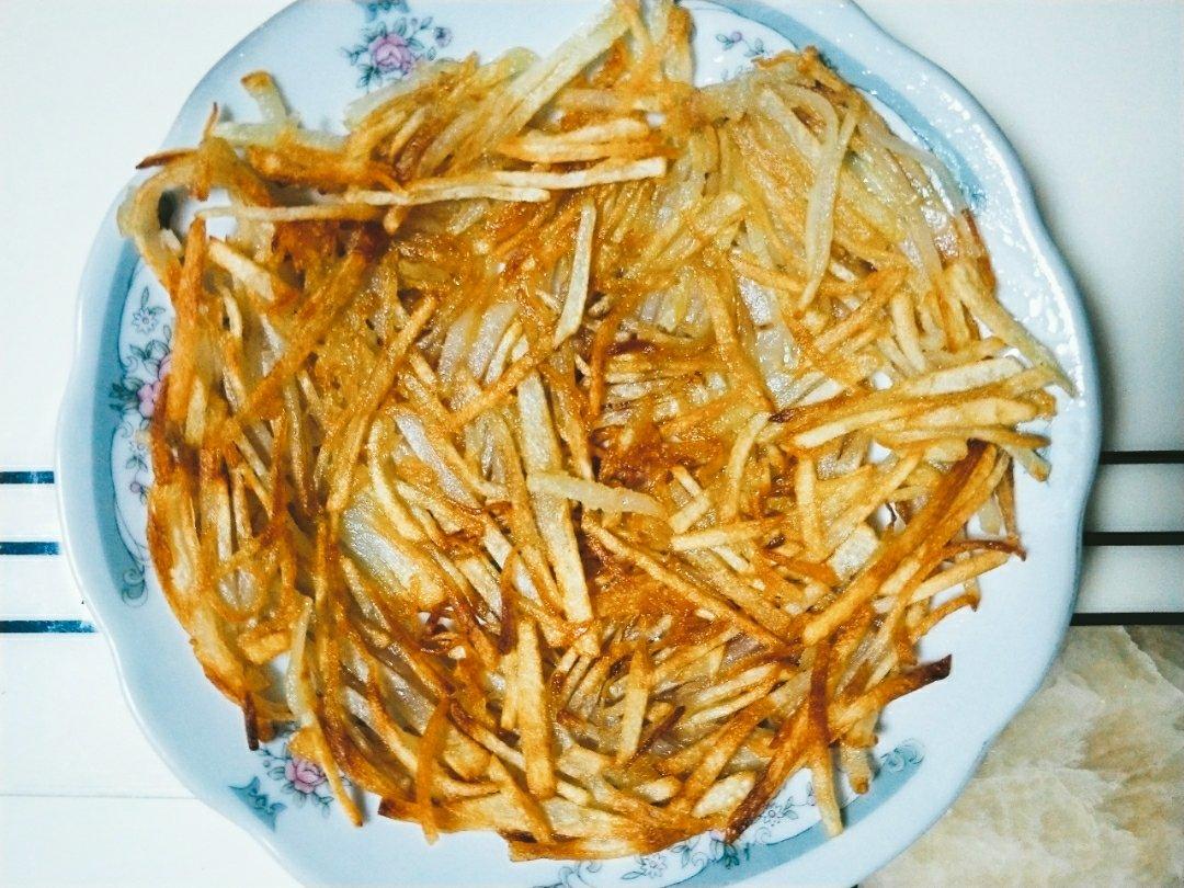 干煸土豆丝饼