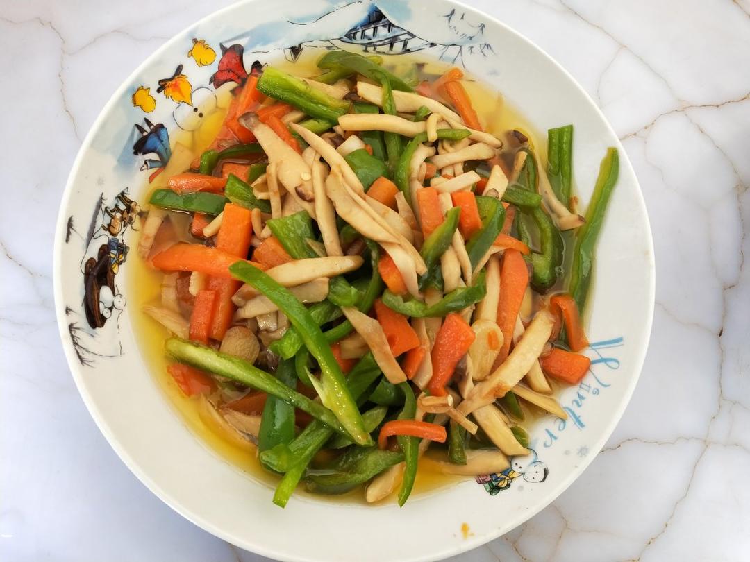 爆炒杏鲍菇