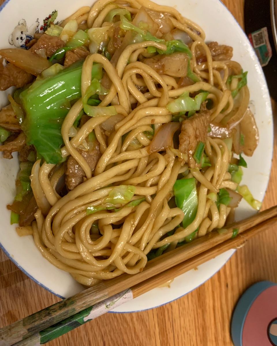肉丝炒面