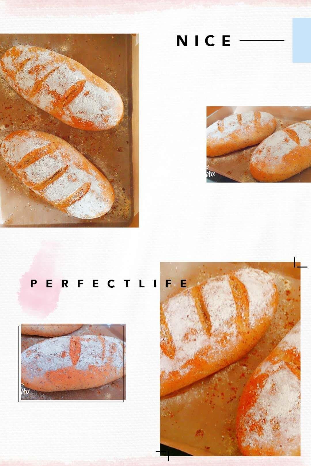 全麦蔓越莓软式欧包（免揉）