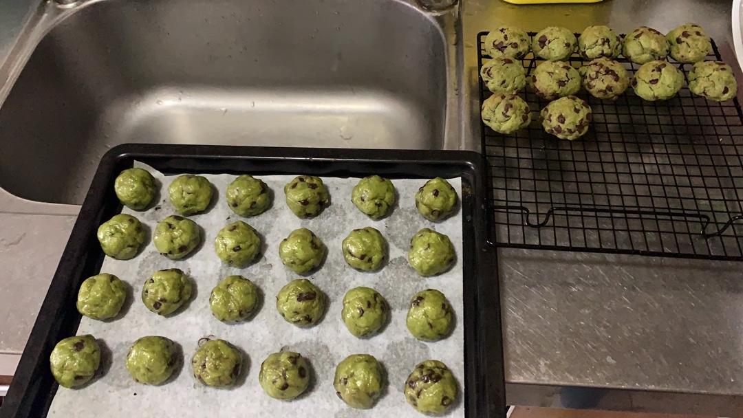 懒人版抹茶可可豆软软曲奇饼干100%成功无添加剂零食