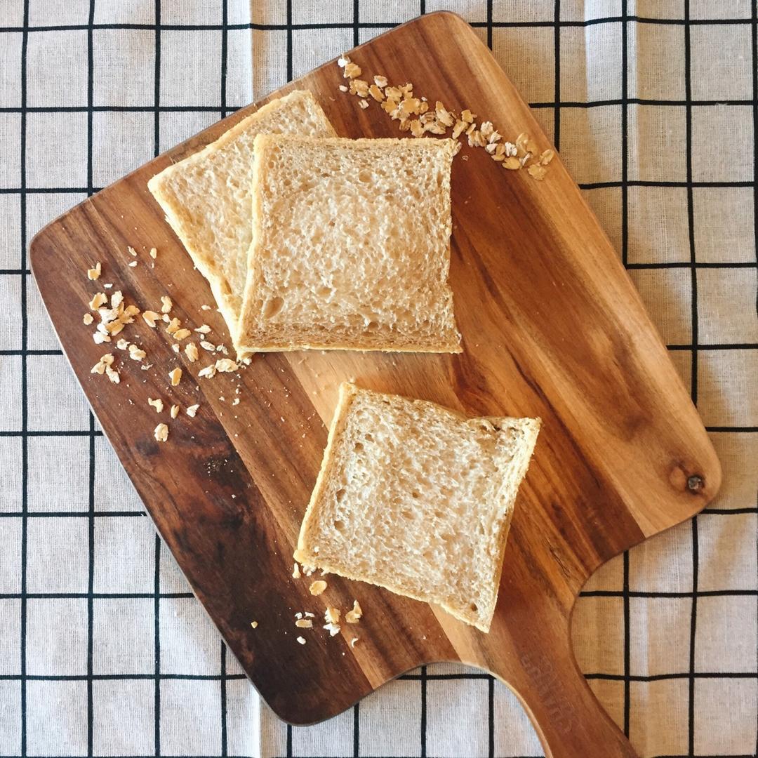 超软超低热量无糖低油全麦吐司(面包机)