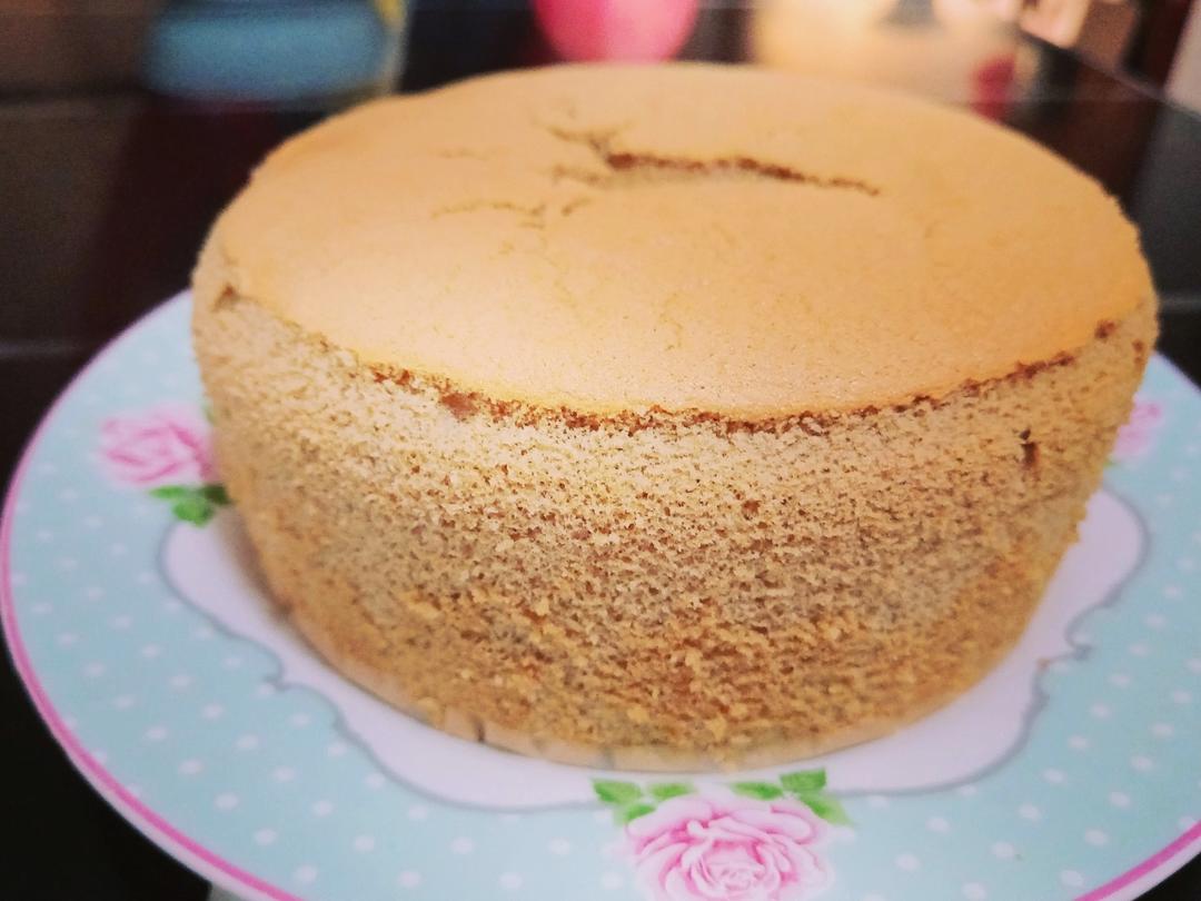 6寸咖啡戚风蛋糕