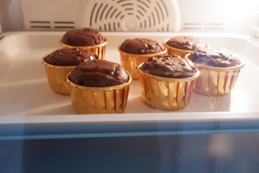 巧克力麦芬杯子蛋糕