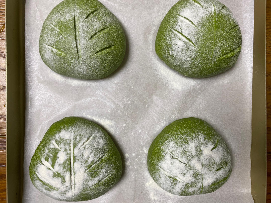 抹茶麻薯软欧包