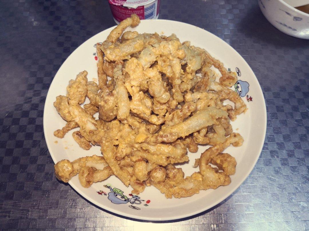 蛋黄焗蟹味菇