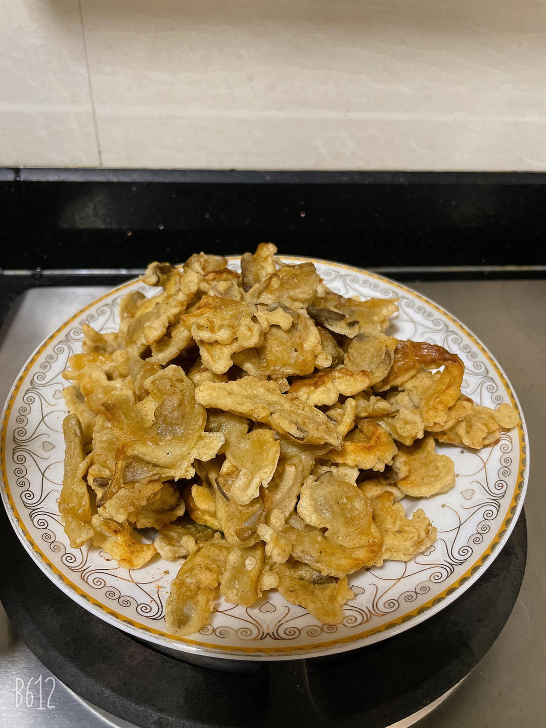 软炸蘑菇（平菇）