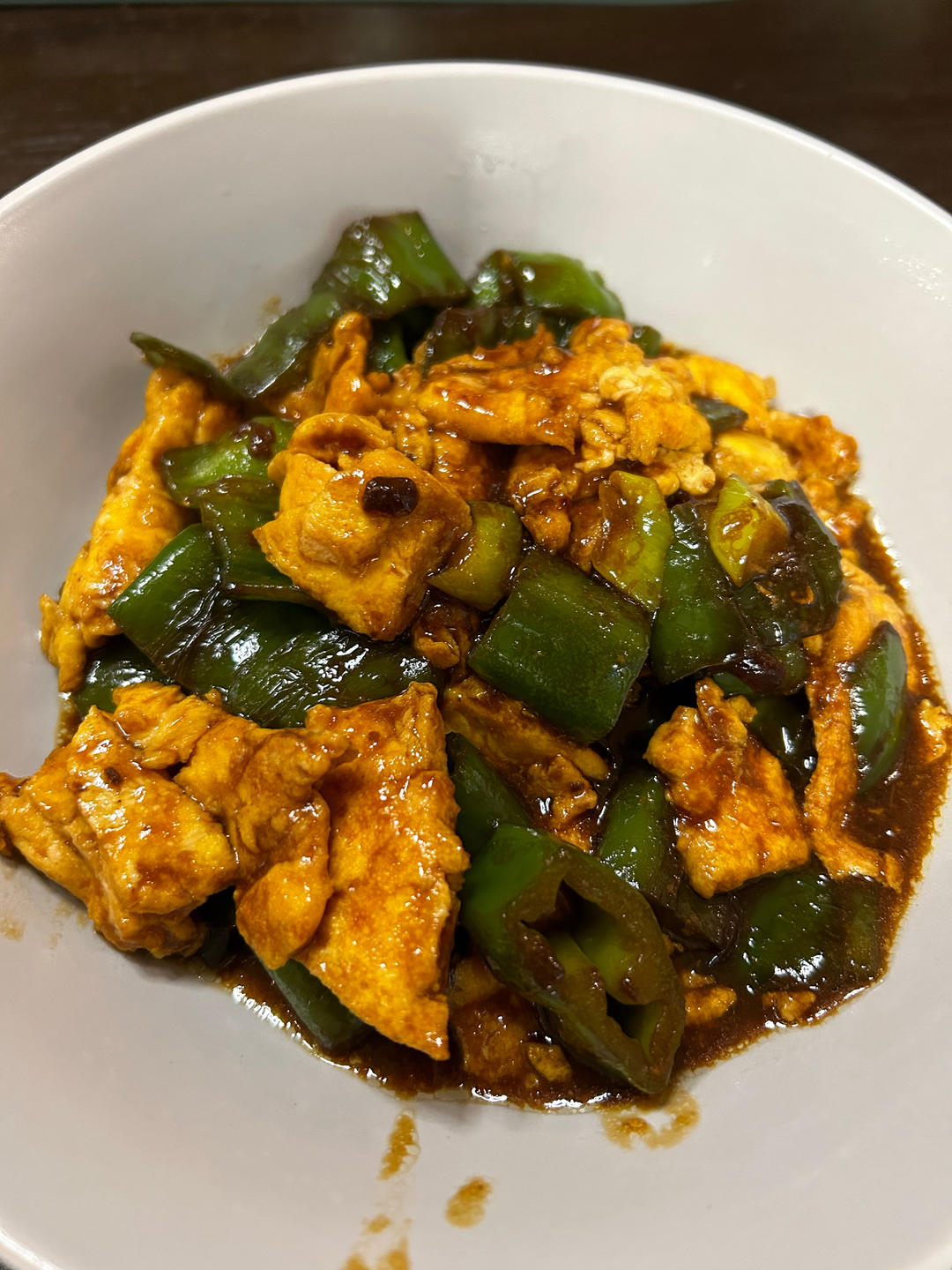 超级下饭的虎皮青椒炒鸡蛋！三碗饭都不够