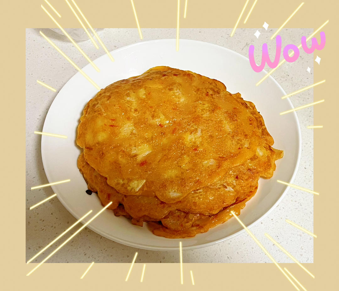 超简单正宗韩国泡菜饼
